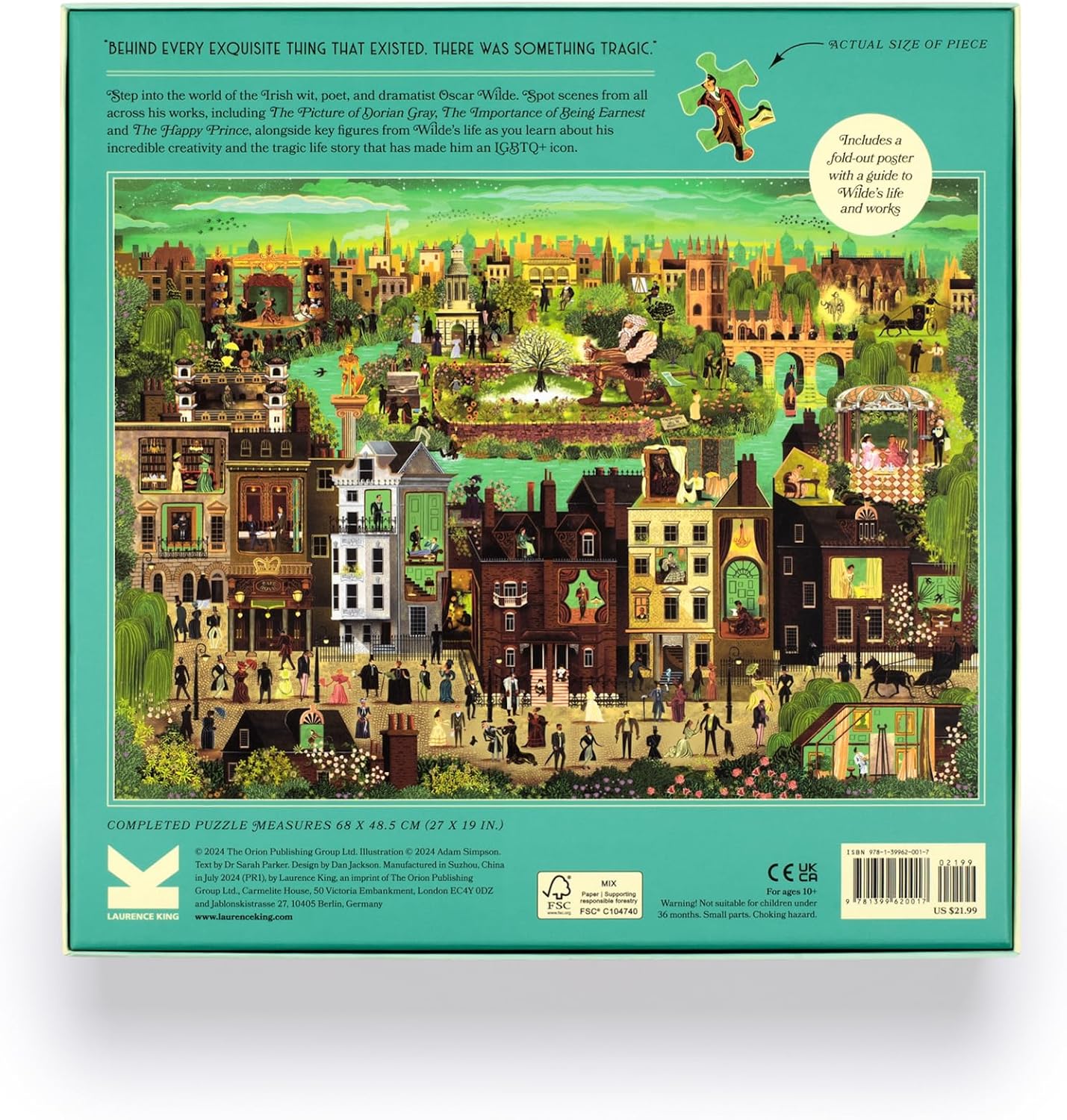 The World of Oscar Wilde 1000 Piece Puzzle - Yuka Monsters