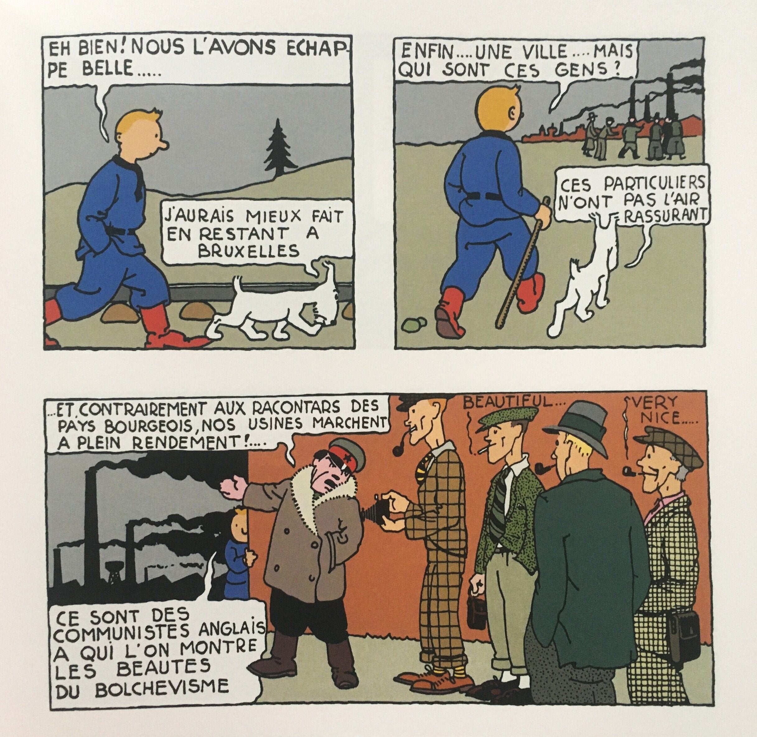 Tintin in the Land of the Soviets - Yuka Monsters