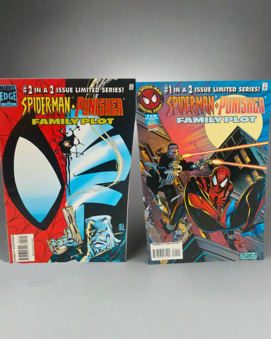 Spider-Man & Punisher: Family Plot #1 #2 | יד שנייה - 1996 - Yuka Monsters