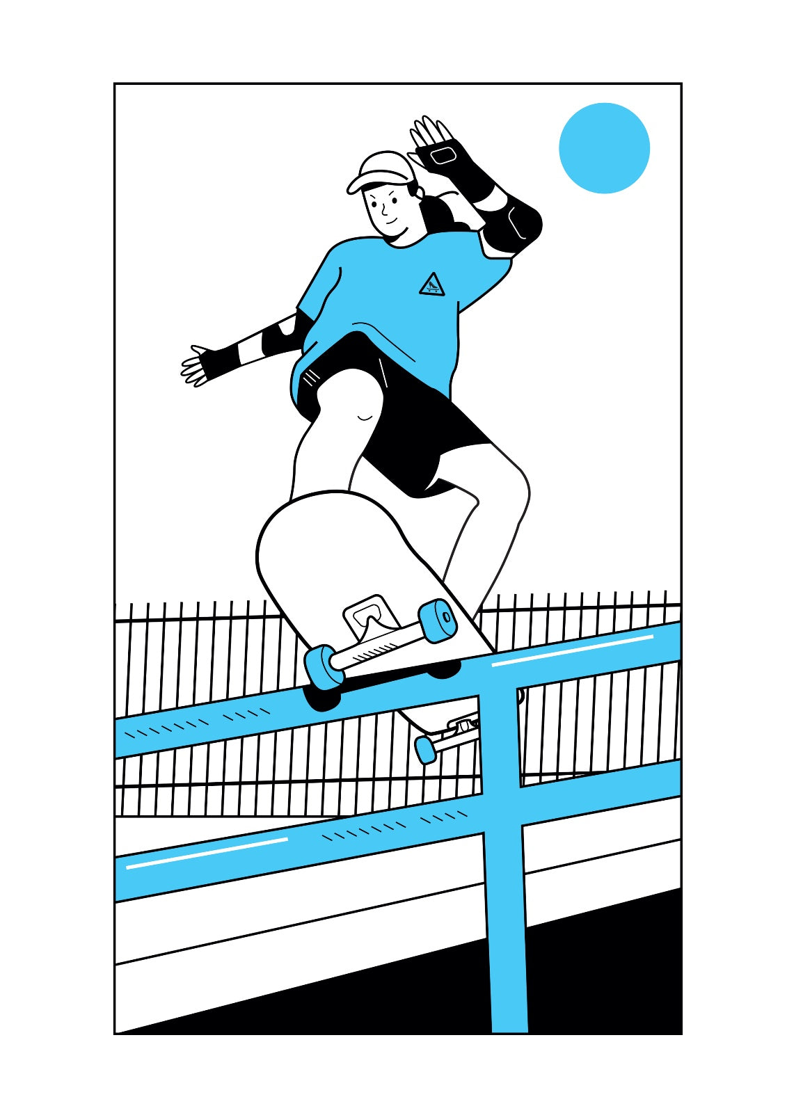 נעה כ״ץ | פרינט סקייטבורד