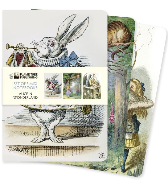 Alice in Wonderland Midi Notebook Collection - Yuka Monsters