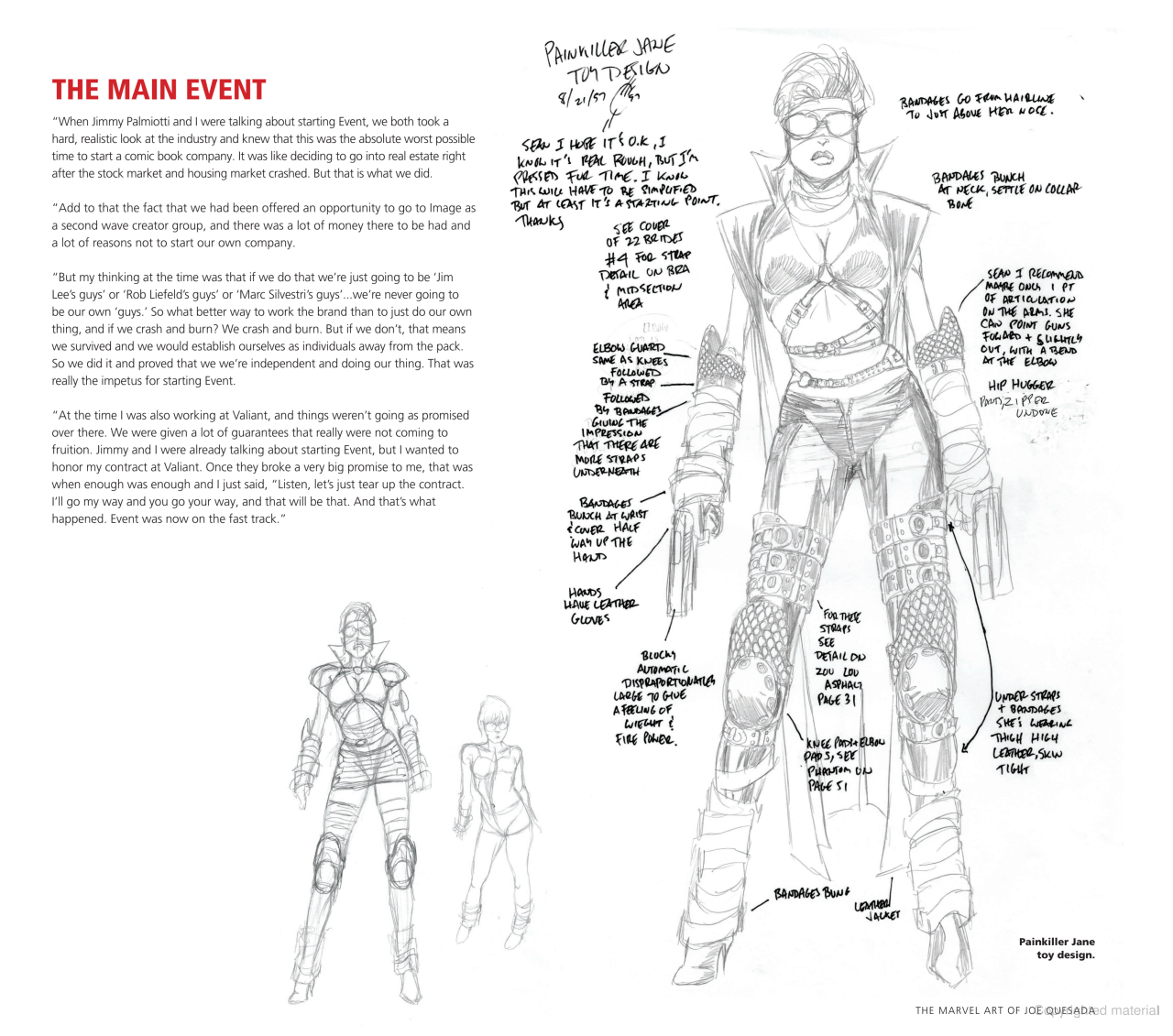 ספר אמנות | The Marvel Art of Joe Quesada - Yuka Monsters