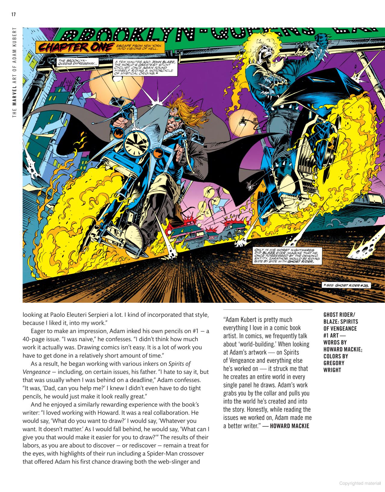 The Marvel Art of Adam Kubert - Yuka Monsters
