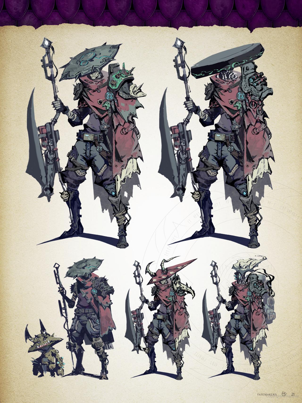 The Art of Tiny Tina's Wonderlands - Yuka Monsters