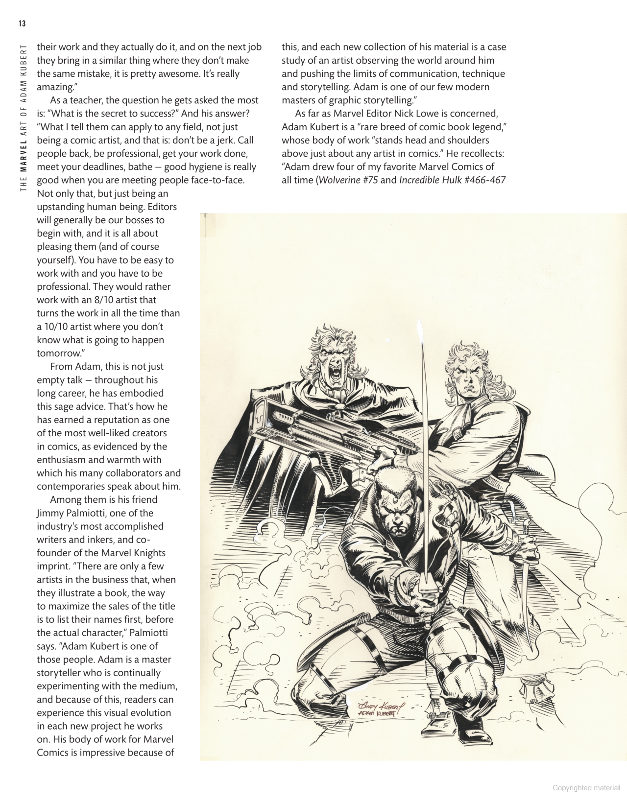 The Marvel Art of Adam Kubert - Yuka Monsters