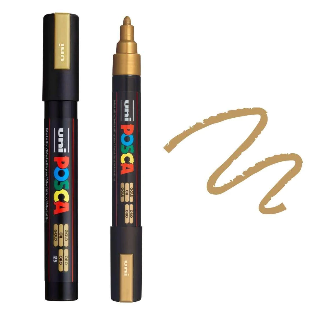 POSCA Paint Marker - PC-5M - Single Marker (5 colors of choice) - Yuka Monsters
