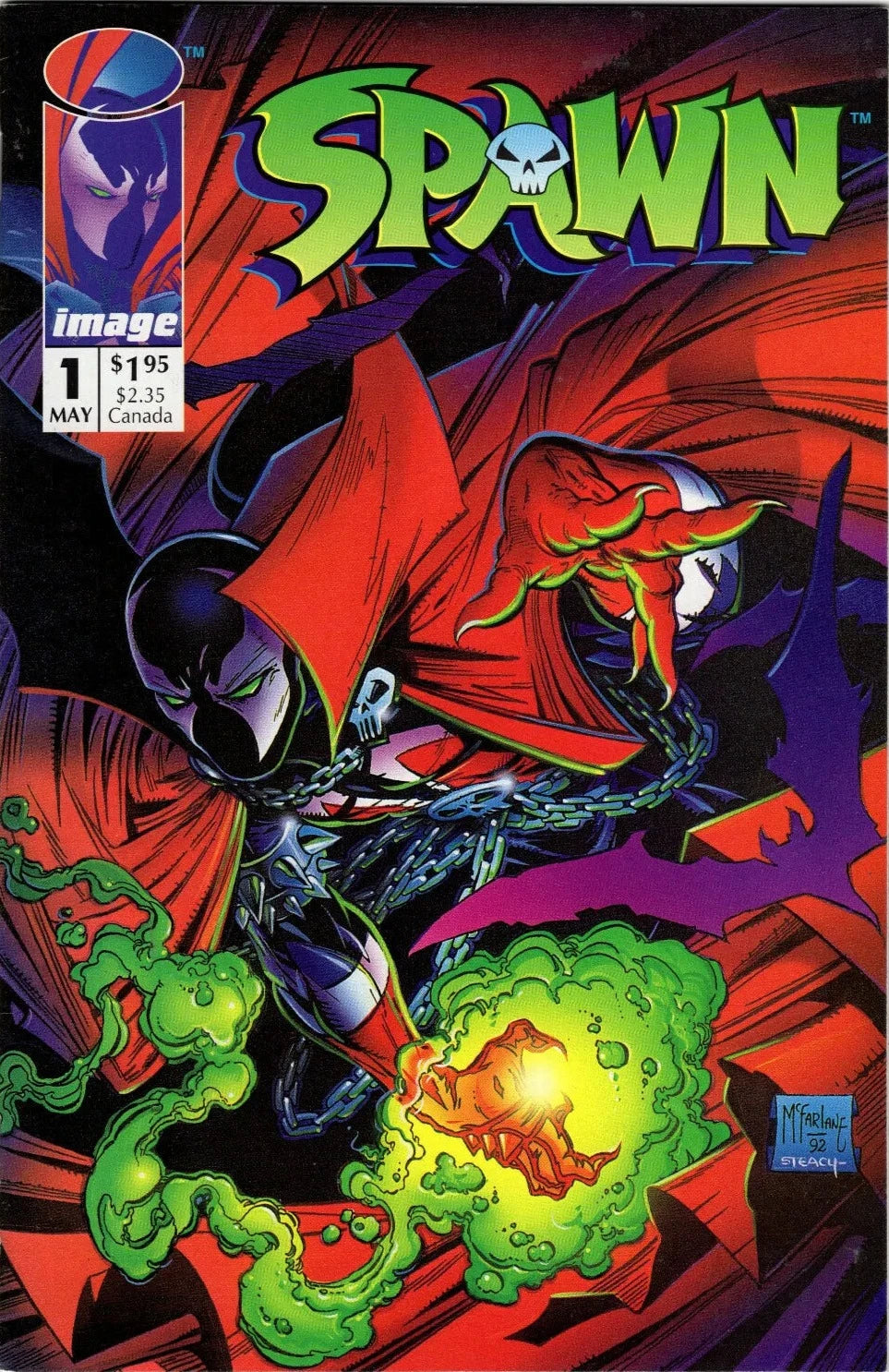 SPAWN #1 | יד שניה - 1992 - Yuka Monsters