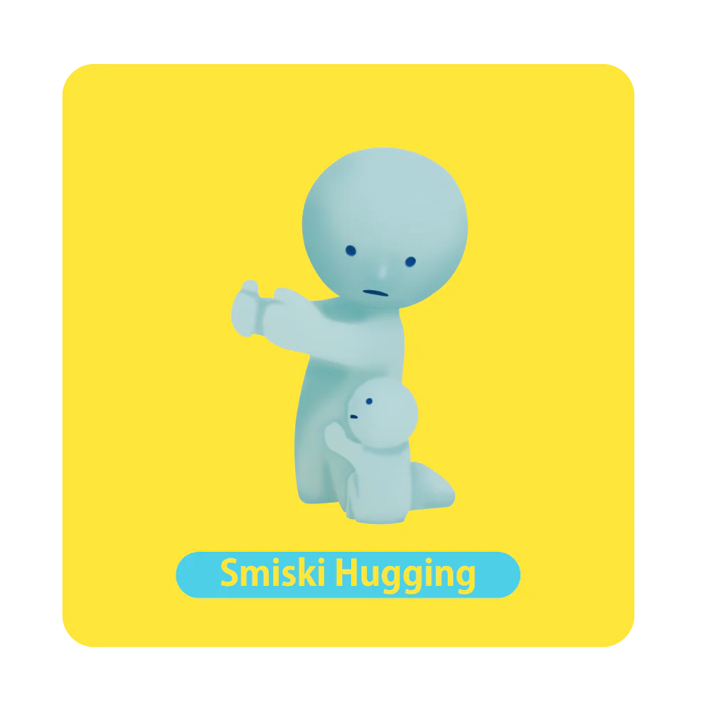 אספנות | SMISKI: Toothbrush Stand Hugging
