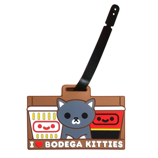 תג למזוודה | חתולי פיצוציות - Bodega Kitties Luggage Tag