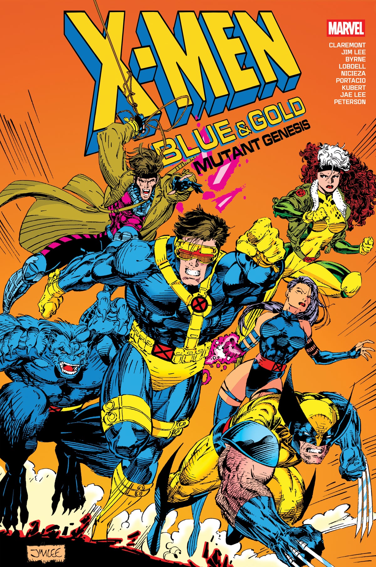 X-Men: Blue & Gold — Mutant Genesis Omnibus — cover