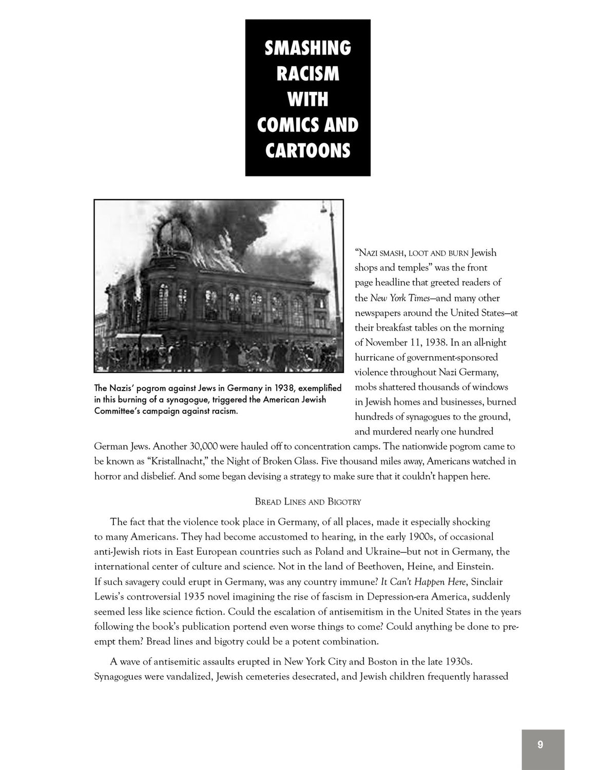Cartoonists Against Racism: The Secret Jewish War on Bigotry — interior preview 1