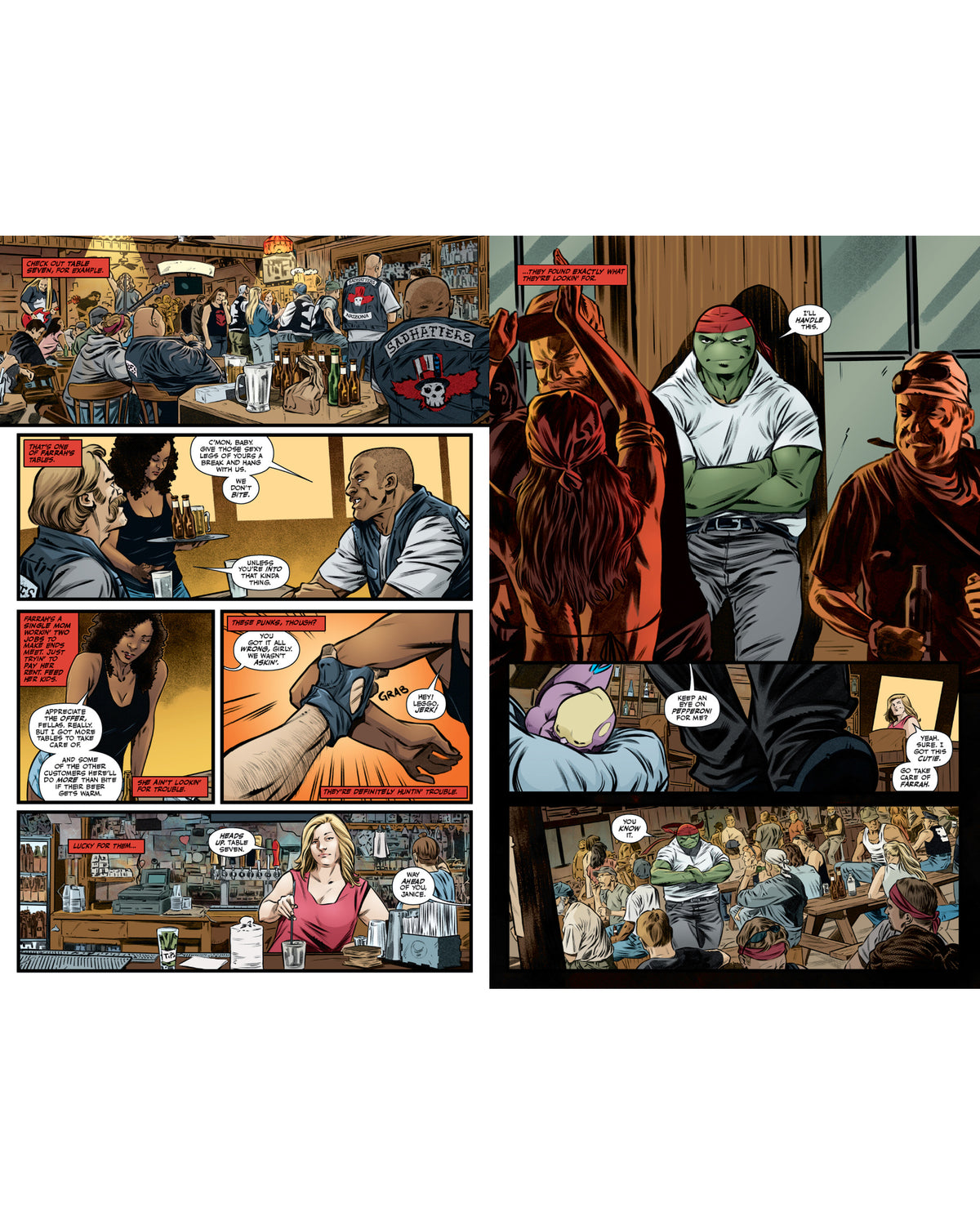 Teenage Mutant Ninja Turtles: Mutant Nation, Vol. 1 — interior preview 2