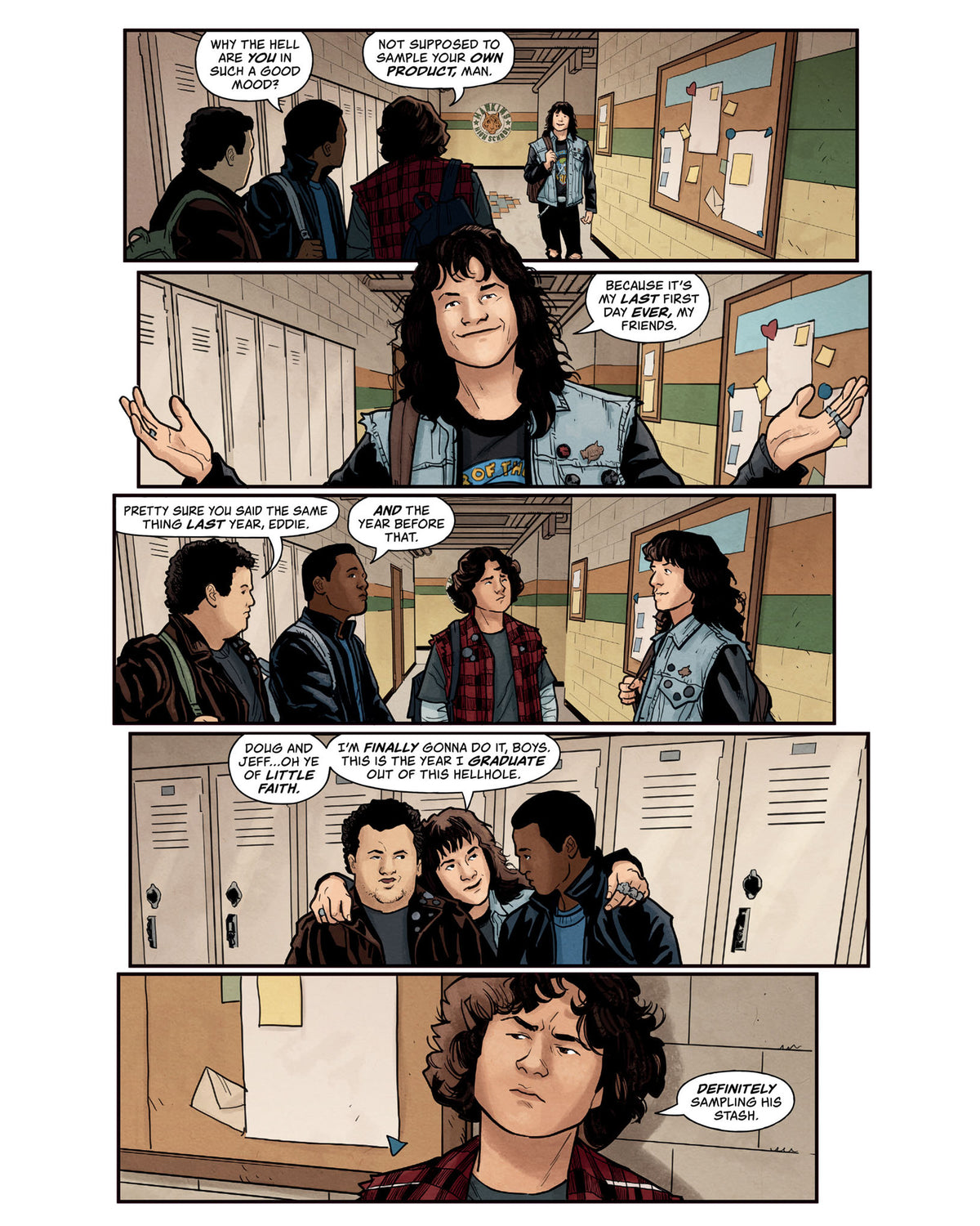 Stranger Things and Dungeons & Dragons: The Rise of Hellfire — interior preview 2
