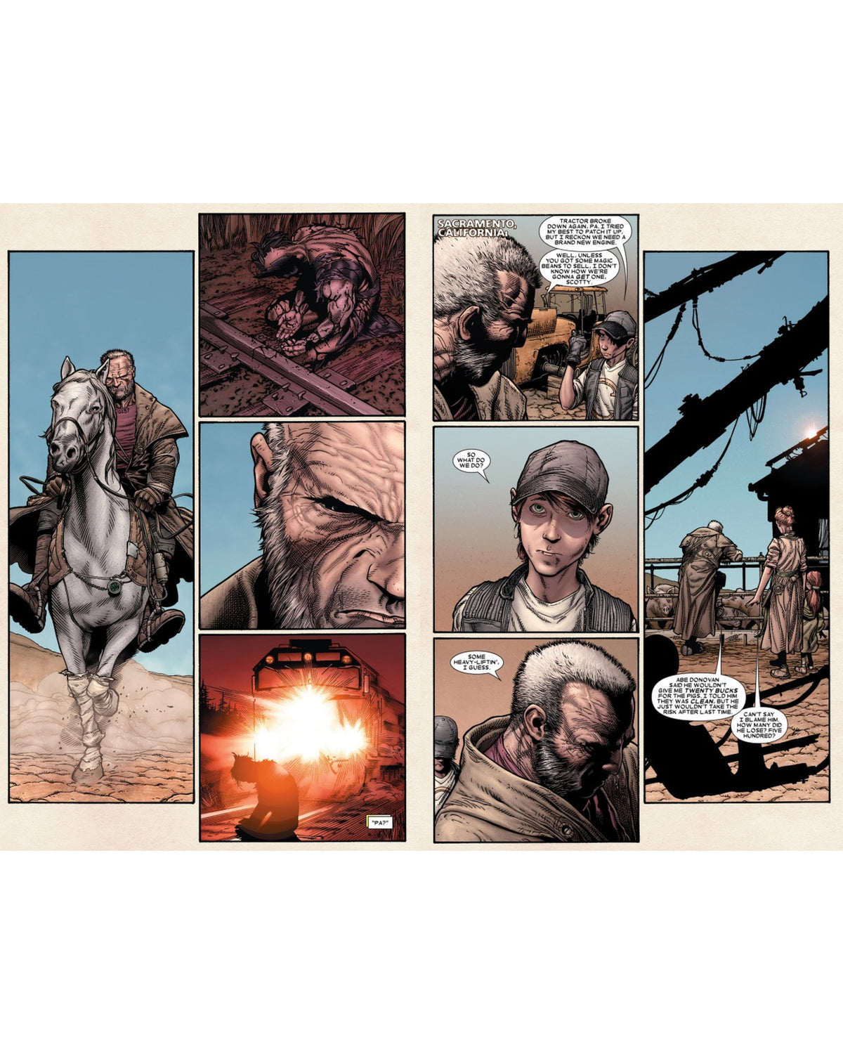 Wolverine: Old Man Logan [Marvel Premier Collection] — interior preview 3