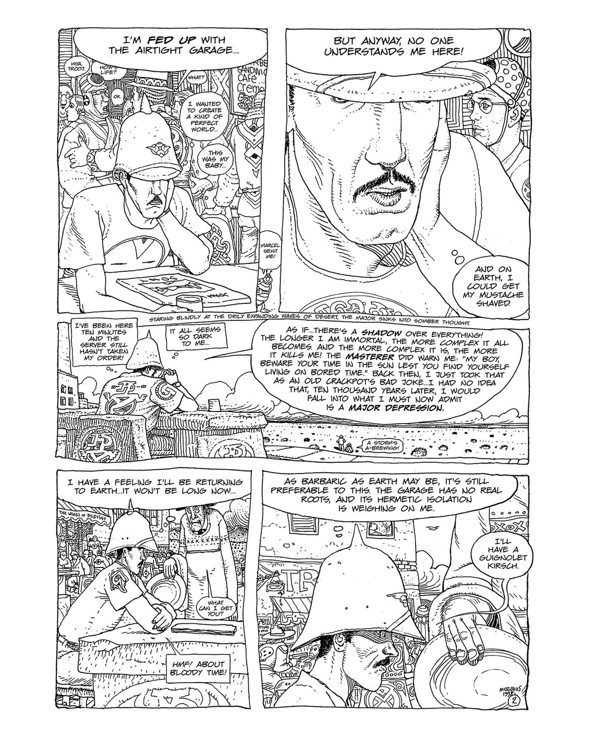 Moebius Library: The Depressed Hunter — interior preview 3