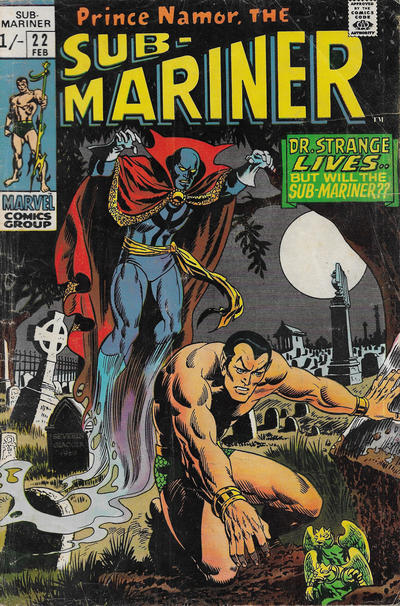 Prince Namor: The Sub-Mariner #22 | יד שניה - 1970