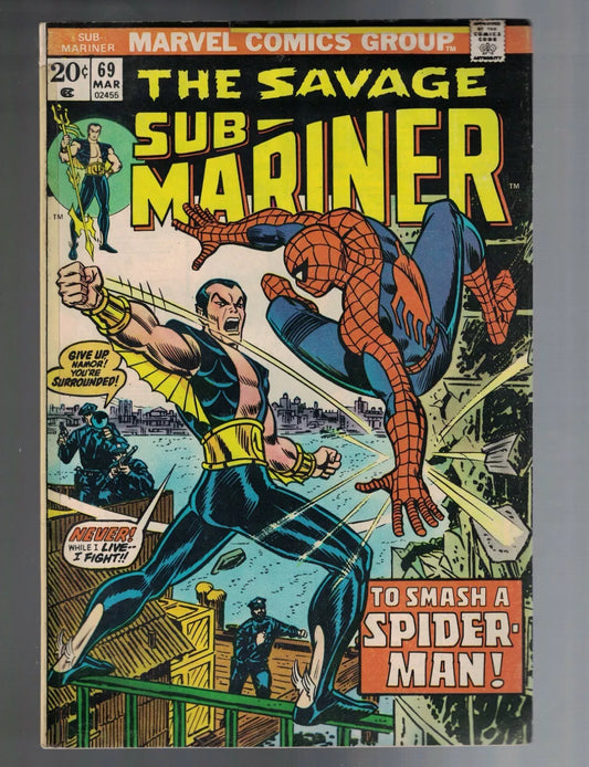 The Savage Sub-Mariner #69 | 1974 - יד שניה