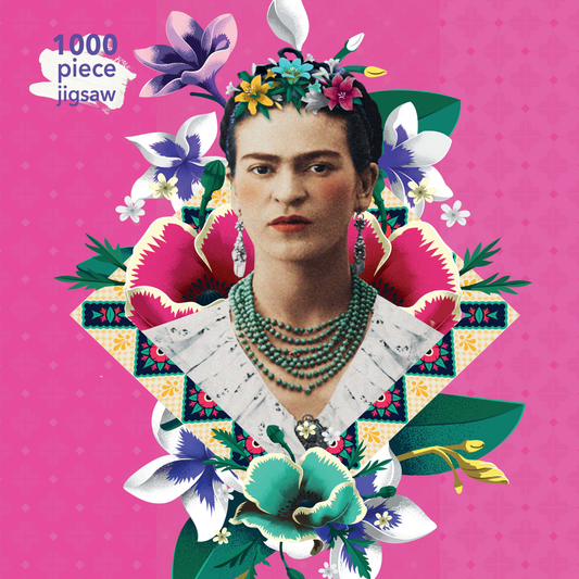 פאזל 1000 חלקים | Frida Kahlo Pink