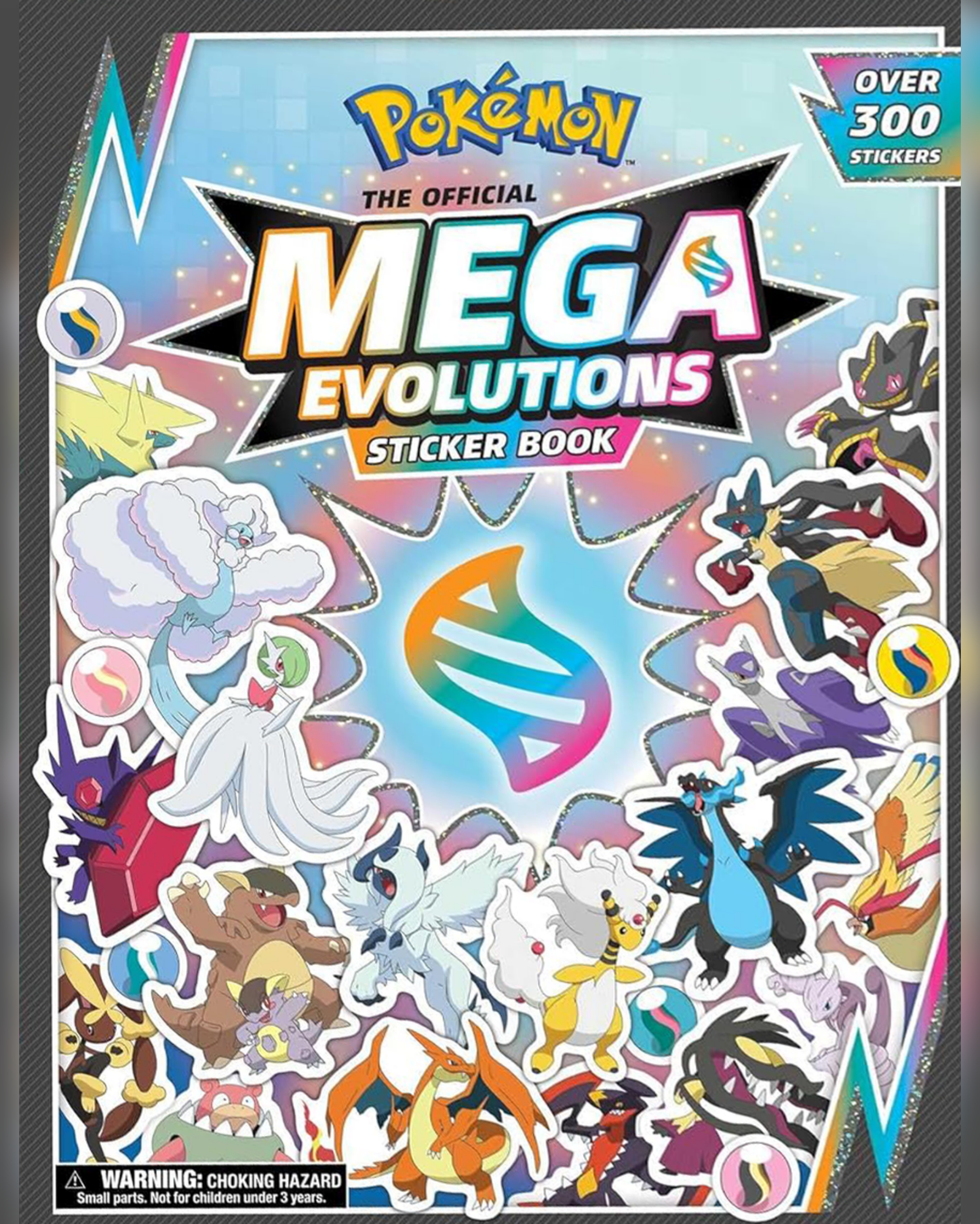 ספר מדבקות | Pokemon The Official Mega Evolutions Sticker book