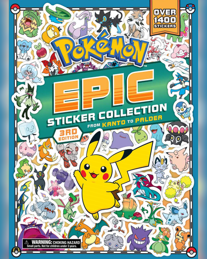 ספר מדבקות | Pokemon Epic Sticker Collection 3rd Edition