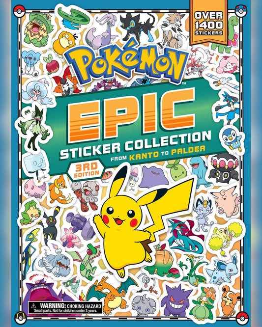 ספר מדבקות | Pokemon Epic Sticker Collection 3rd Edition