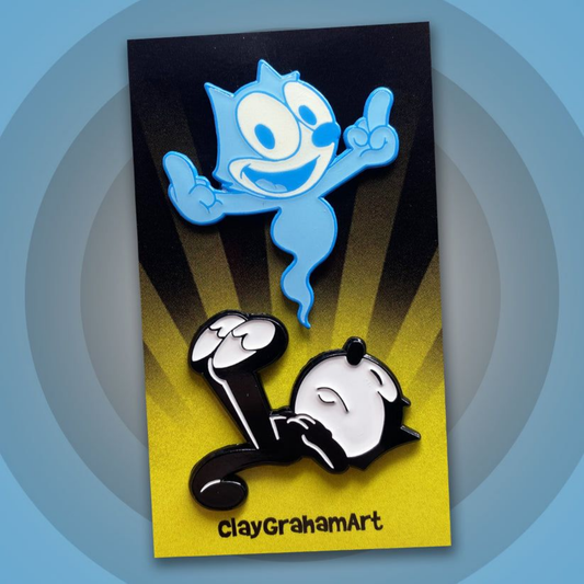 סיכה | לשחרר את פליקס (2 סיכות) - Freelix The Cat