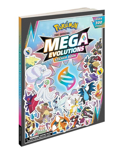 ספר מדבקות | Pokemon The Official Mega Evolutions Sticker book