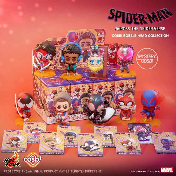Across The Spider-Verse Cosbi Bobble-Head | Blind Box - Yuka Monsters
