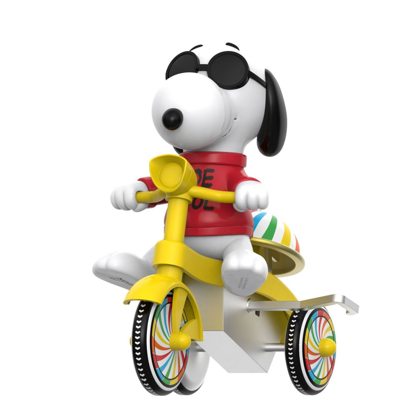 סופר סייקל | Peanuts - Joe Cool (Red w/ Yellow Trike)