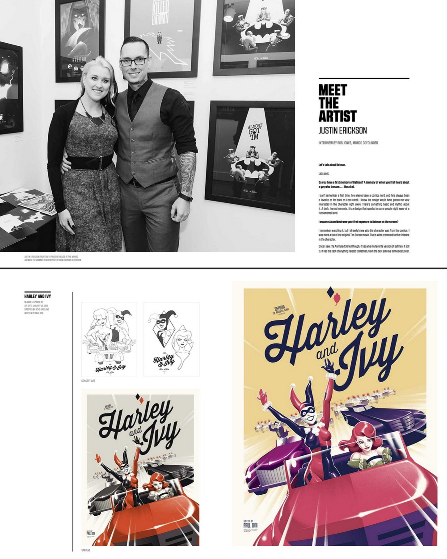 ספר אמנות | The Mondo Art of Batman: The Animated Series