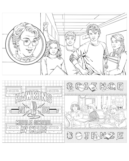 חוברת צביעה | Stranger Things: The Complete Coloring Book