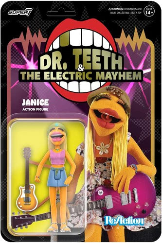 Janice - The Muppets "Electric Mayhem Band" | Super7 ReAction Figures - Yuka Monsters