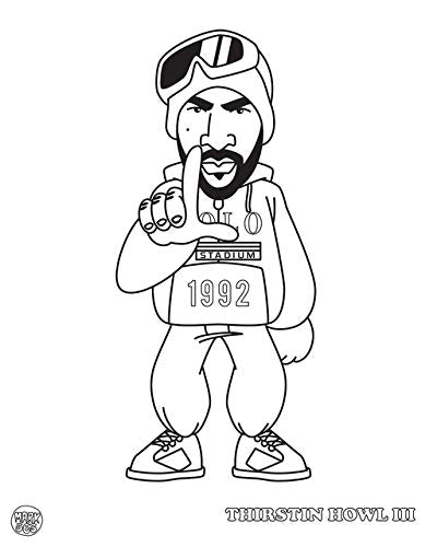 חוברת צביעה | Hip Hop Coloring Book East Coast Edition