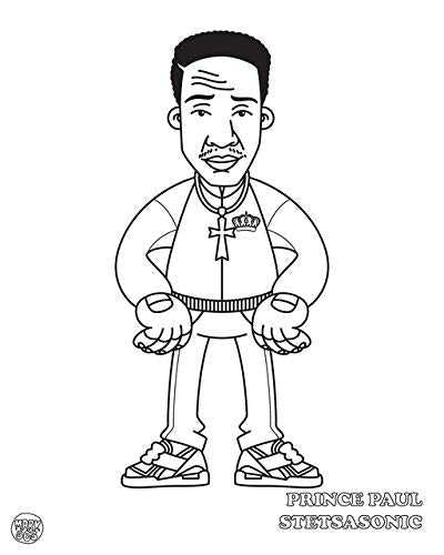 חוברת צביעה | Hip Hop Coloring Book East Coast Edition