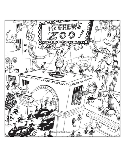 חוברת צביעה | The Dr. Seuss Coloring Book