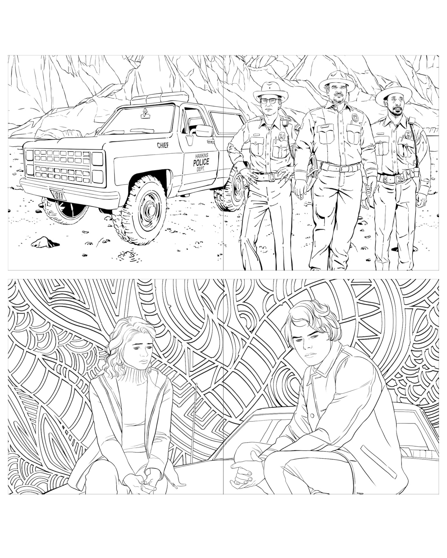 חוברת צביעה | Stranger Things: The Complete Coloring Book