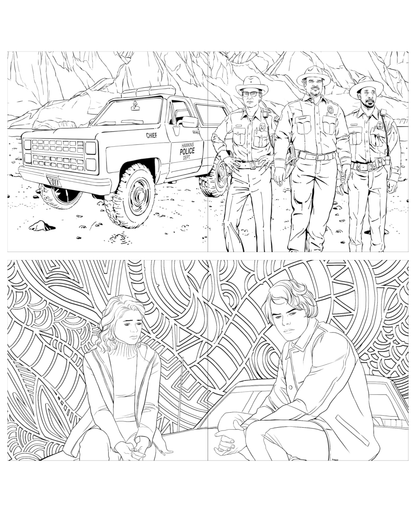 חוברת צביעה | Stranger Things: The Complete Coloring Book