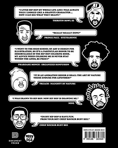 חוברת צביעה | Hip Hop Coloring Book East Coast Edition