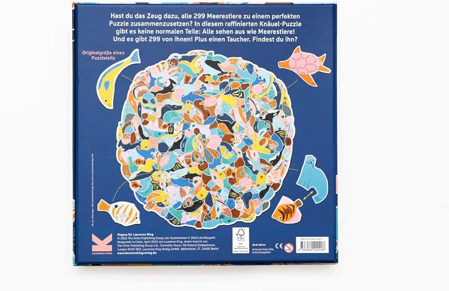 פאזל: 299 דגים (וצוללן)