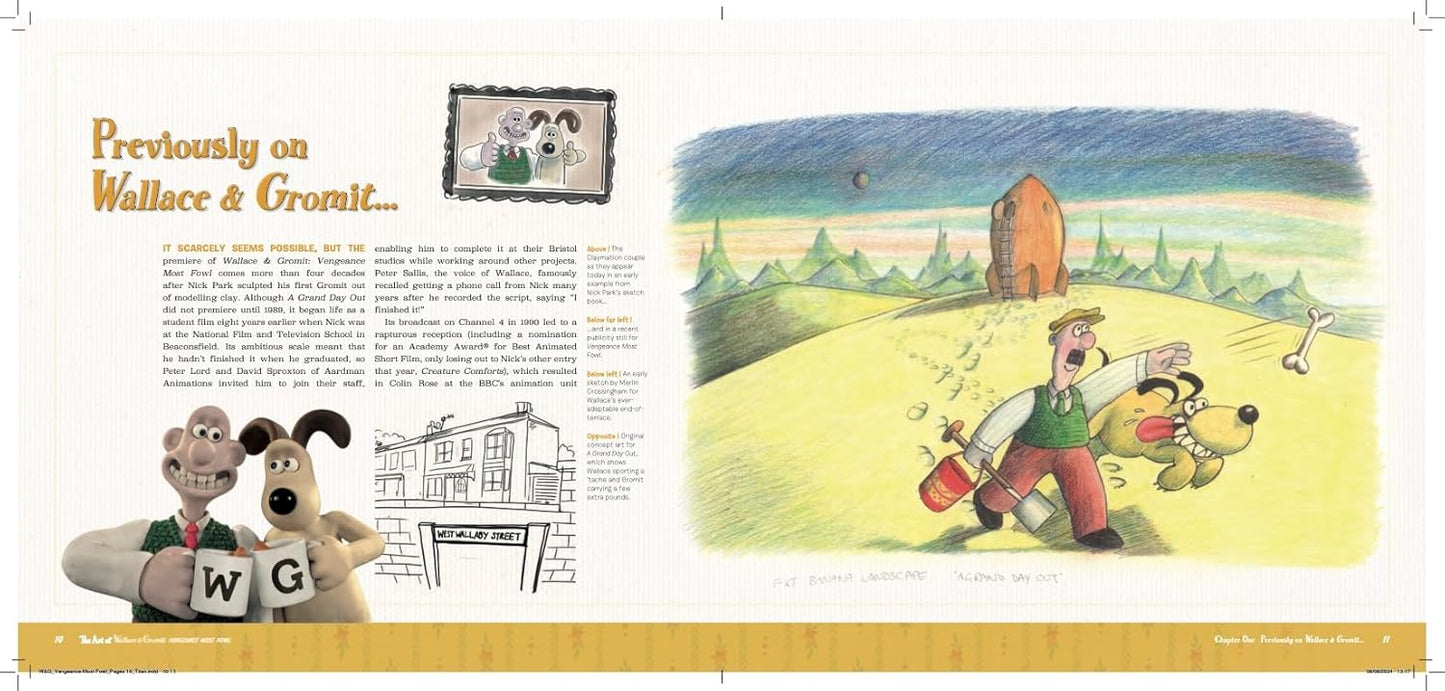 קולנוע | The Art of Wallace & Gromit: Vengeance Most Fowl