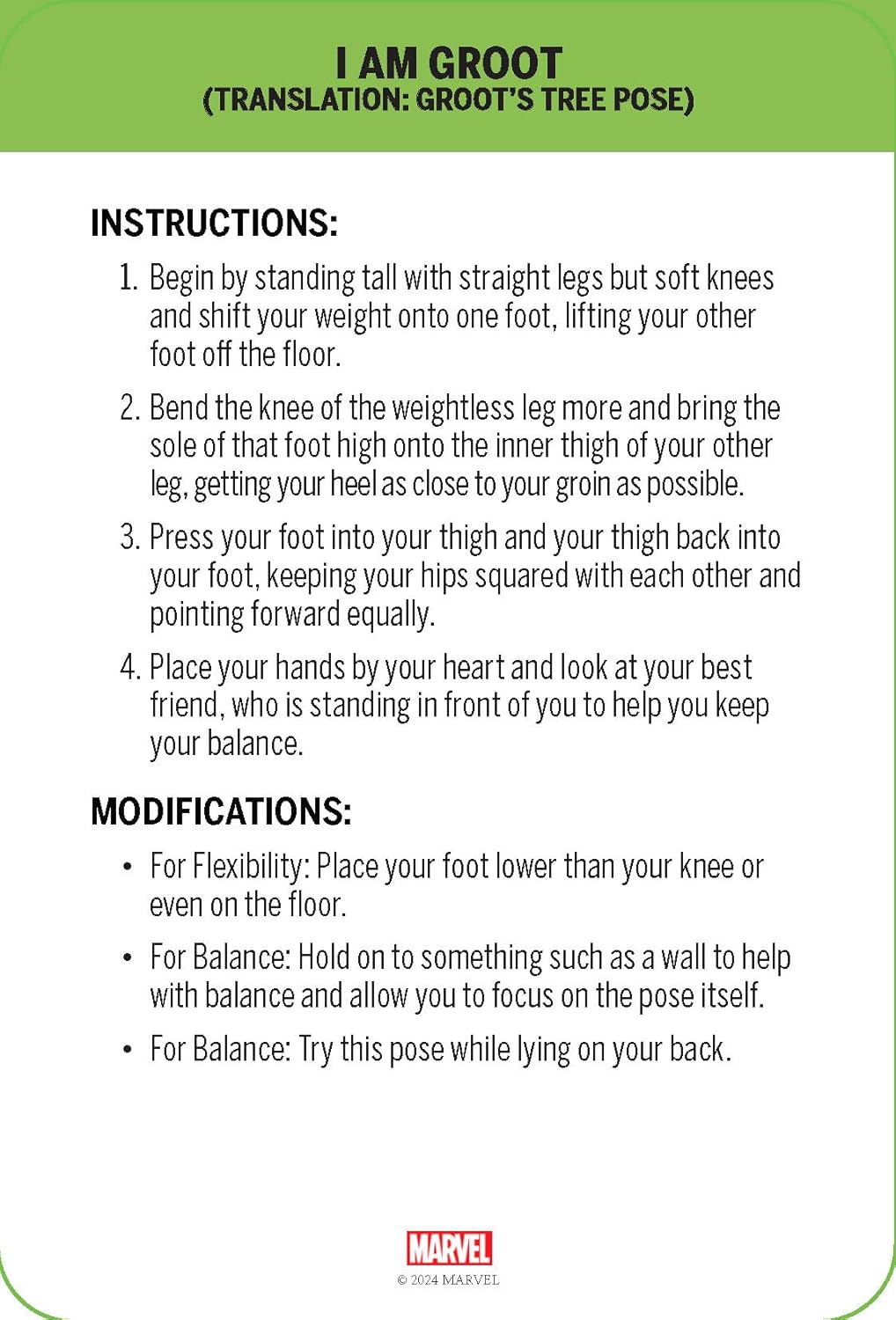 קלפים | Marvel Fitness Deck