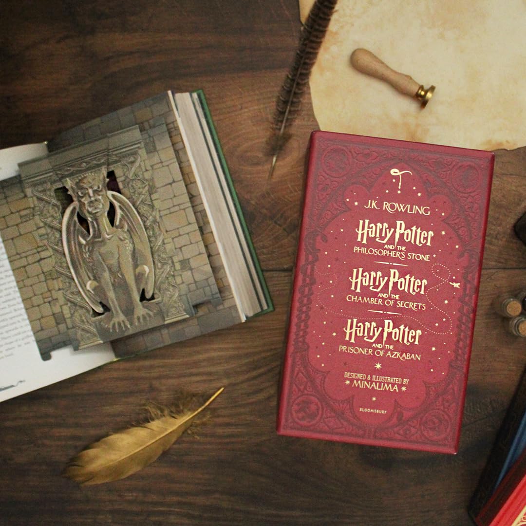 Harry Potter 1-3 Box Set: MinaLima Edition | פנטזיה - Yuka Monsters