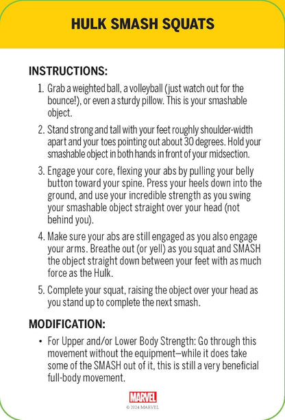 קלפים | Marvel Fitness Deck