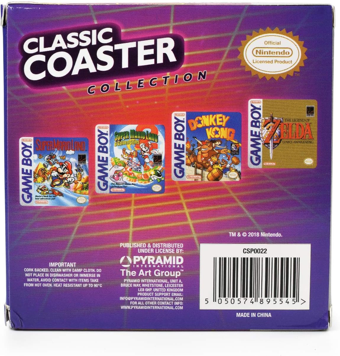 Game Boy Classic Coasters (4 pcs) - Yuka Monsters