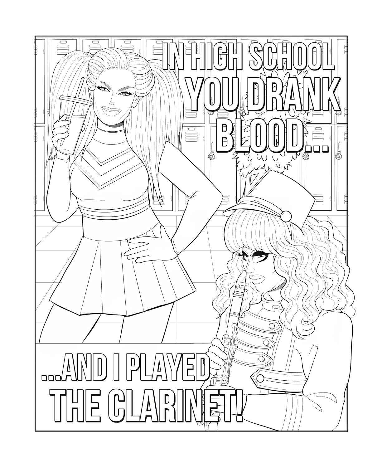 Official Trixie & Katya Coloring Book