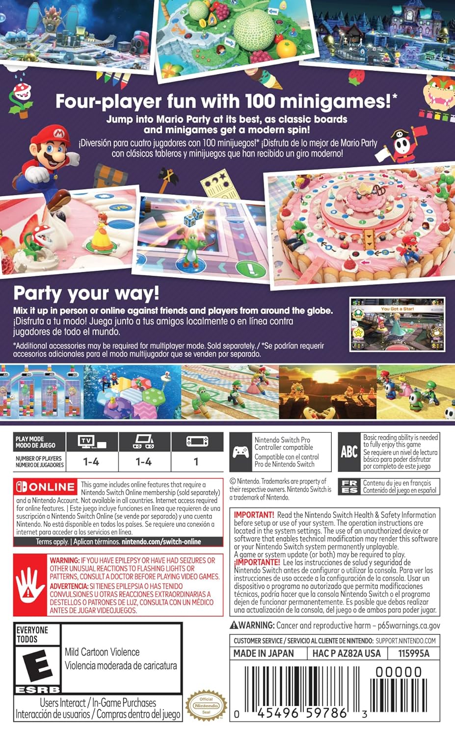 Mario Party Superstars - Nintendo Switch