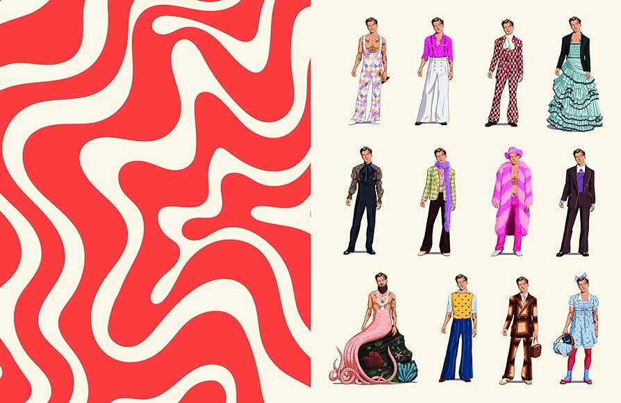 ספר משחקים | Dress Up Harry : A Harry Styles Paper Doll