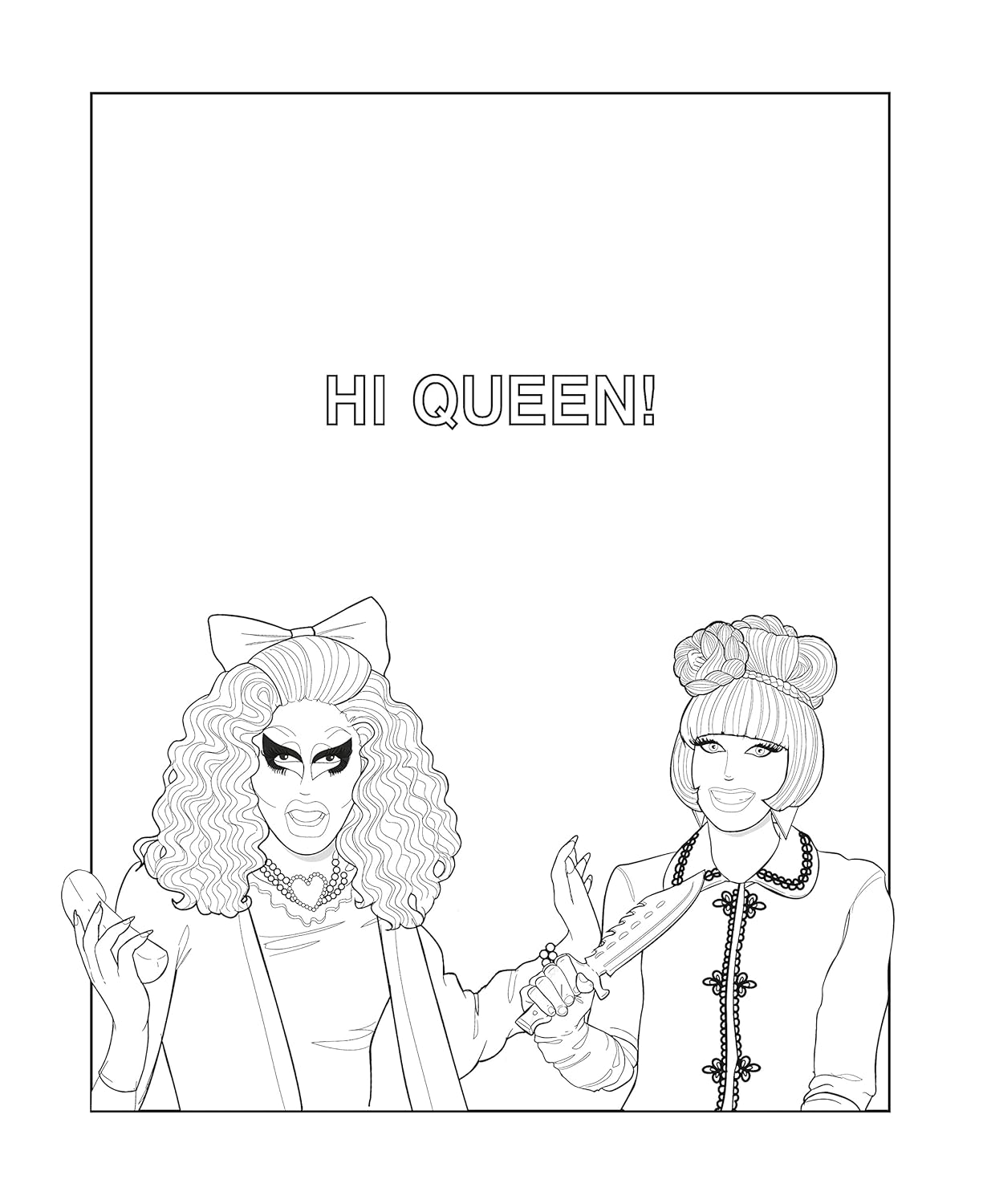 חוברת צביעה | The Official Trixie and Katya - Yuka Monsters