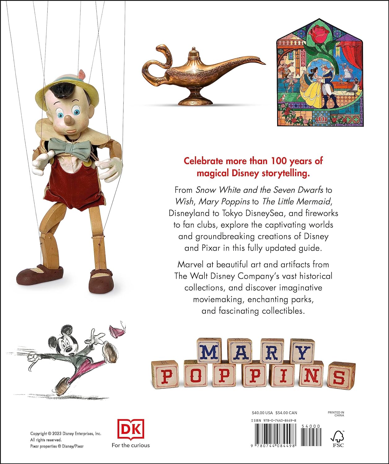 The Disney Book: A Celebration of the World of Disney: Centenary Edition - Yuka Monsters
