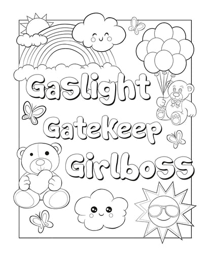 Official Trixie & Katya Coloring Book